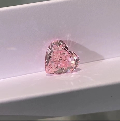 Ökosynthetische Herzform Laborgewachsene rosa Diamanten 2,53ct IGI zertifiziert