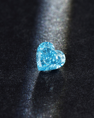 IGI Herz geformt Locker Labor gewachsen Blaue CVD Diamanten 1.4ct-2.0ct