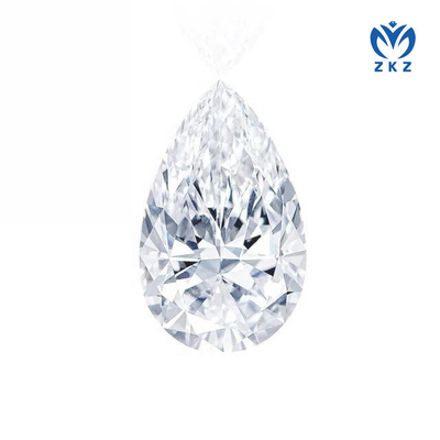 CVD Lab Grown Diamonds Fancy Pear Schnitt 1ct nach oben DEF VS VVS Klarheit