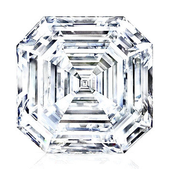 2CT Gute Qualität Laborgewachsen CVD Weiß loser Diamanten Asscher Form IGI zertifiziert