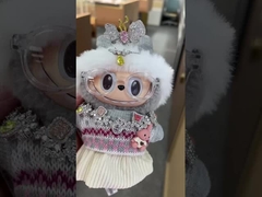 Labubu Schmuck Funkelnder Diamantschmuck Im Labor gezüchteter Diamantring Halskette Feiner Schmuck